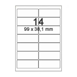 MULTIMEDS - ETIQUETTES 99X38 MM - PACK DE 7000