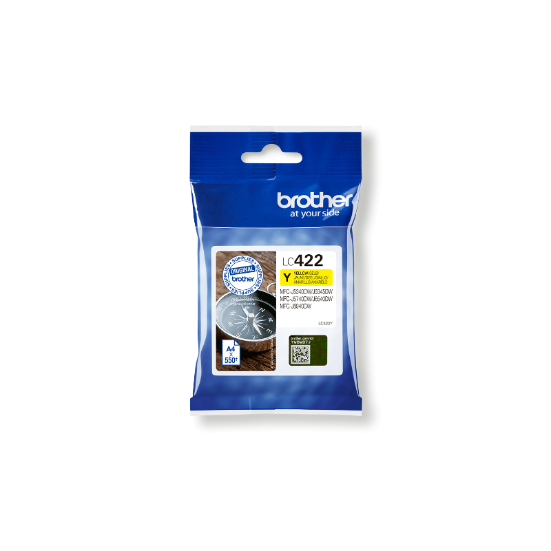 BROTHER - LC422Y - CARTOUCHE JAUNE