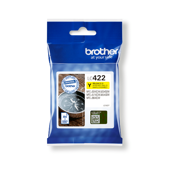BROTHER - LC422Y - CARTOUCHE JAUNE