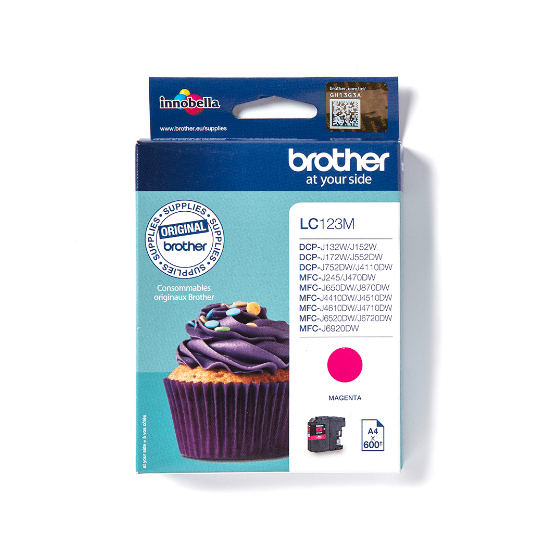 BROTHER - LC123M - CARTOUCHE MAGENTA