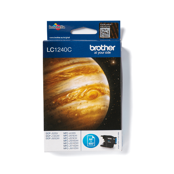 BROTHER - LC1240C - CARTOUCHE CYAN BROTHER - LC1240C - CARTOUCHE CYAN