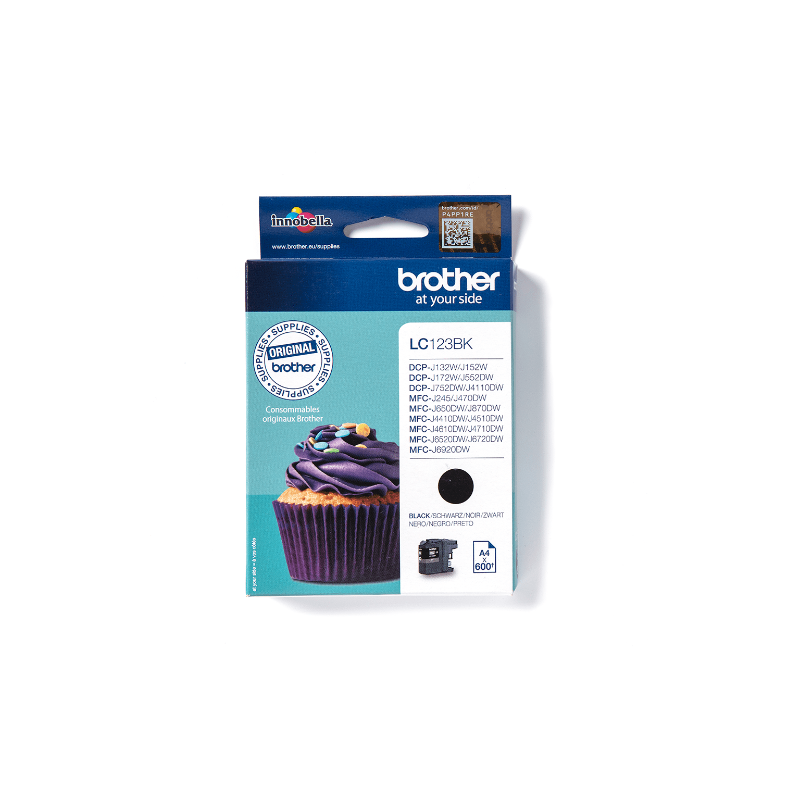 BROTHER - LC123BK - CARTOUCHE NOIRE