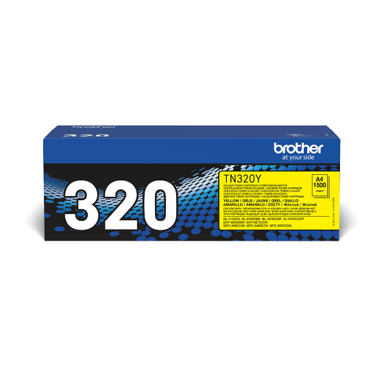 BROTHER - TN320Y - TONER JAUNE BROTHER - TN320Y - TONER JAUNE