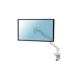 SUPPORT DE BUREAU BLANC - 1 ÉCRAN