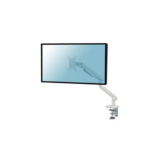 SUPPORT DE BUREAU BLANC - 1 ÉCRAN 