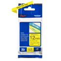 BROTHER - TZE 631 - RUBAN 12MM NOIR/FOND JAUNE