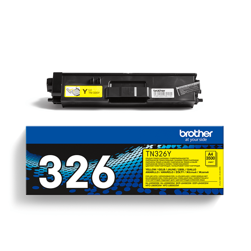 BROTHER - TN326Y - TONER JAUNE BROTHER - TN326Y - TONER JAUNE