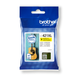 BROTHER - LC421XLY - CARTOUCHE JAUNE 
