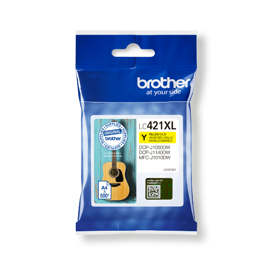 BROTHER - LC421XLY - CARTOUCHE JAUNE 