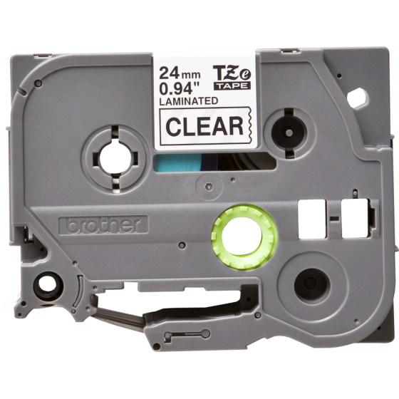 Brother TZe-151 – Ruban 24 mm Transparent pour Étiqueteuse P-Touch