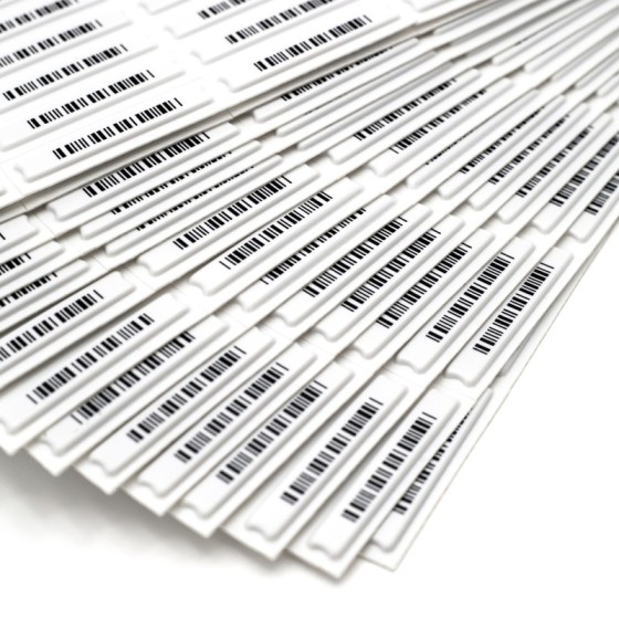 Étiquettes antivol AM autocollantes – 5 000 unités faux code-barres
