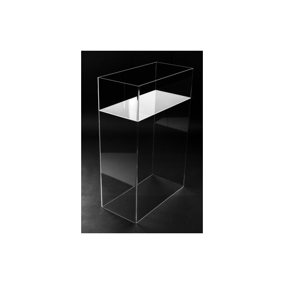 Meuble Confidence plexiglas – Discrétion au comptoir pharmacie