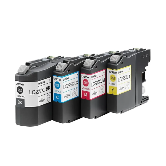 BROTHER -  LC227XLBK + LC225C/M/Y - PACK 4 CARTOUCHES