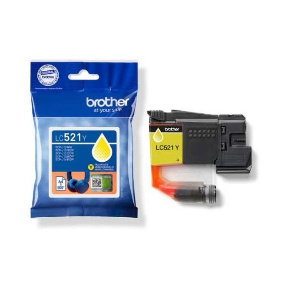 BROTHER - LC521Y - cartouche jaune