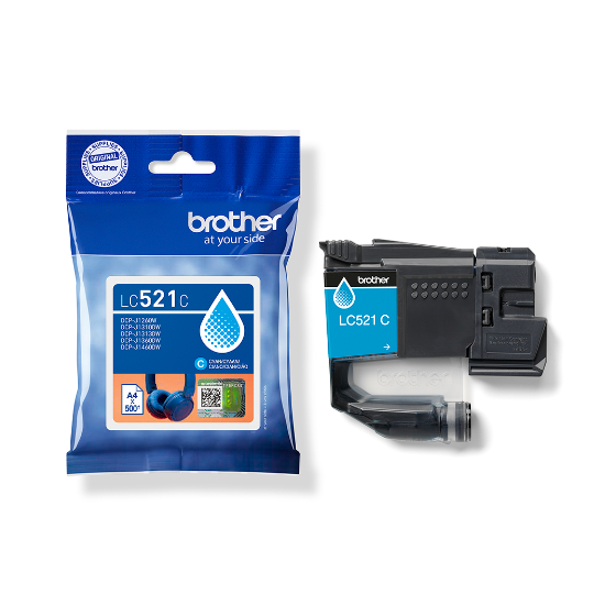BROTHER - LC521C - cartouche cyan 