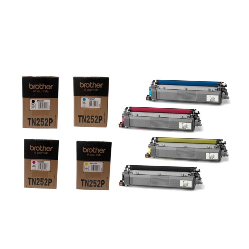 BROTHER - PACK TN252P - 4 TONERS BROTHER - PACK TN252P - 4 TONERS