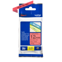 BROTHER - TZE 431 - RUBAN 12MM NOIR/FOND ROUGE