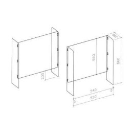 PHARMAPROTECT BARRIÈRE EN PLEXIGLAS