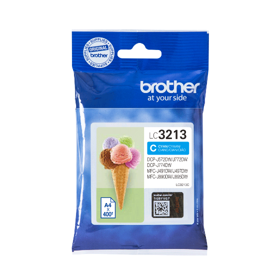 BROTHER - LC3213C - CARTOUCHE CYAN 