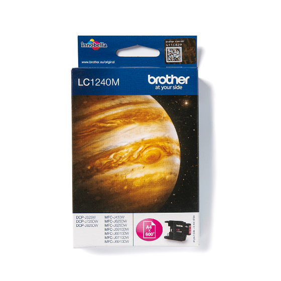 BROTHER - LC1240M - CARTOUCHE MAGENTA BROTHER - LC1240M - CARTOUCHE MAGENTA